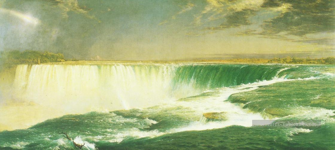 Niagara Falls paysage Fleuve Hudson Frederic Edwin Église Paysage Peintures à l'huile